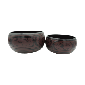 Tazón tibetano marrón set de 2 pz