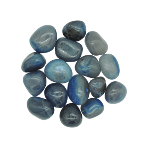 Ágata azul calidad "B" #6 de 3.5cm a 4cm