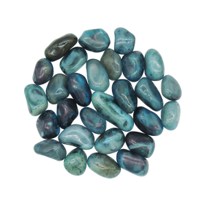 Ágata verde frío calidad "B" #4 de 2.8cm a 3.5cm