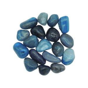 Ágata verde frío calidad "B" #6 de 3.5cm a 4cm