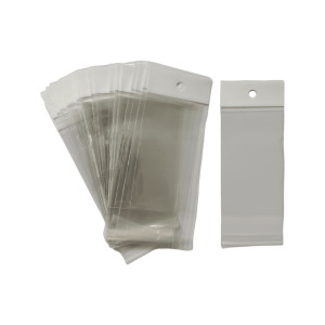 Bolsa de celofán con cenefa y adhesivo | 6cm x 16.2cm | 100pz