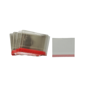 Bolsa de celofán sin cenefa con adhesivo | 8cm x 7cm | 100pz