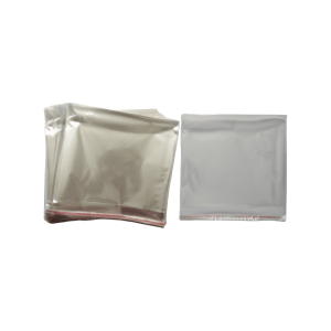 Bolsa de celofán sin cenefa con adhesivo | 24cm x 24.5cm | 100pz