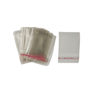 Bolsa de celofán sin cenefa con adhesivo | 4cm x 6cm | 100pz