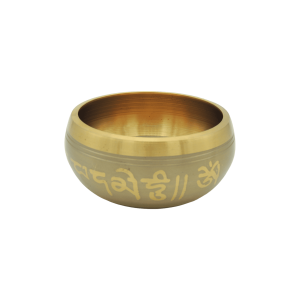 Tazón tibetano dorado de 9.5 cm