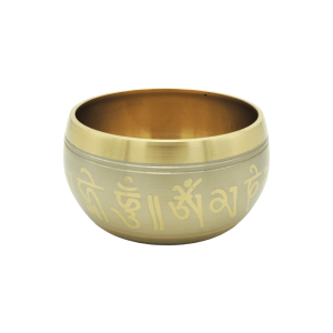 Tazón tibetano dorado de 11 cm