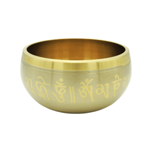 Tazón tibetano dorado de 14.5 cm