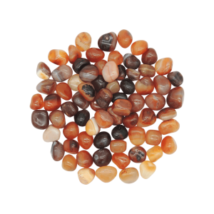 Ágata cornalina oscura calidad "B" #1 de 1.5cm a 2cm