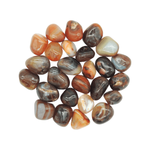 Ágata cornalina oscura calidad "B" #4 de 2.8cm a 3.5cm