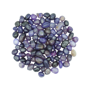 Ágata morada calidad "B" #0 de 1cm a 1.2cm