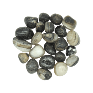 Ágata negra calidad "B" #4 de 2.8cm a 3.5cm