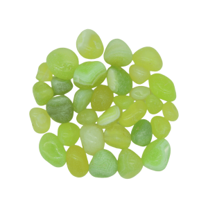 Ágata peridoto calidad "B" #4 de 2.8cm a 3.5cm