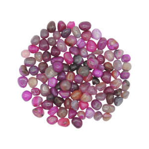 Ágata rosa calidad "B" #0 de 1cm a 1.2cm