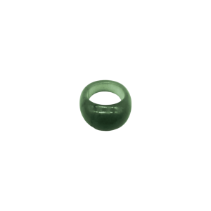 Anillo de cuarzo verde