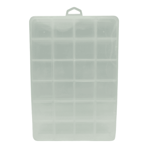 Estuche de plástico para bisutería | 24 divisiones