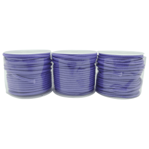 Hilo encerado lila 2mm | 10 mts