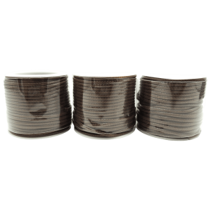 Hilo encerado marrón 2mm | 10 mts