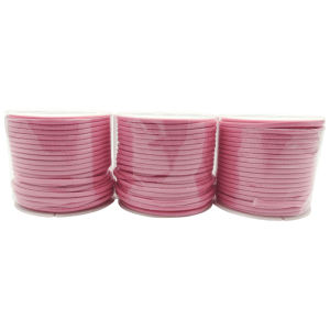 Hilo encerado rosa 2mm | 10 mts