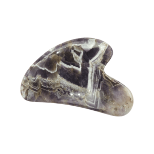 Gua Sha de cuarzo amatista