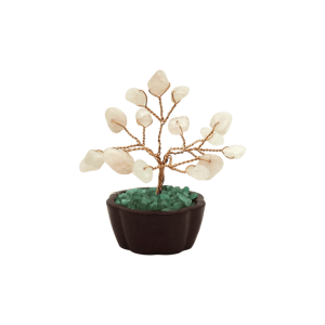 Arbolito de cuarzo rosa | 4cm x 8cm