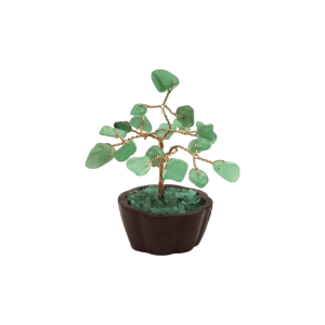Arbolito de cuarzo verde | 4cm x 8cm