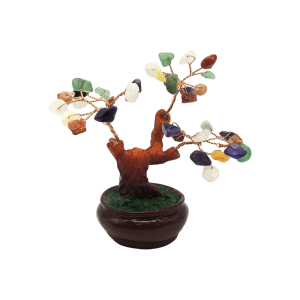 Arbolito de cuarzo mixto | 5cm x 12cm