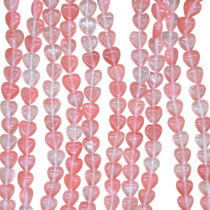 Tira de cuarzo cherry en forma de corazón | 10mm
