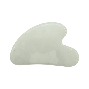 Gua Sha de cuarzo blanco