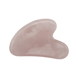 Gua Sha de cuarzo rosa