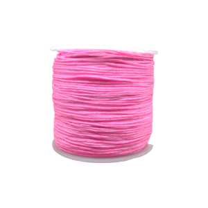 Hilo chino color rosa de 1mm | 90 mts