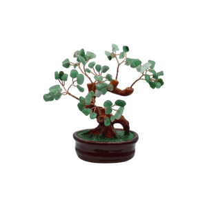 Arbolito de cuarzo verde | 9cm x 16cm