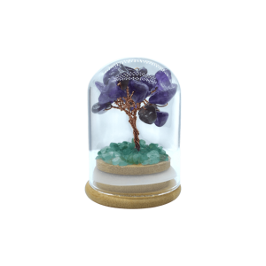 Arbolito de cuarzo amatista encapsulado | 5cm x 7cm