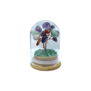 Arbolito de cuarzo mixto encapsulado | 5cm x 7cm