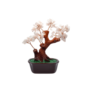 Arbolito de cuarzo rosa | 11cm x 19cm