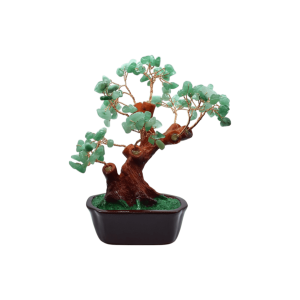 Arbolito de cuarzo verde | 11cm x 19cm