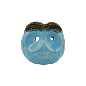 Difusor de cerámica en forma de búho | Color azul