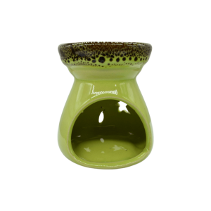 Difusor de cerámica en forma circular | Color verde