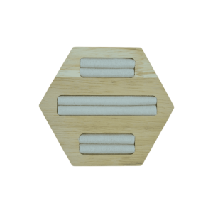 Exhibidor para anillos de madera | 10cm x 8cm