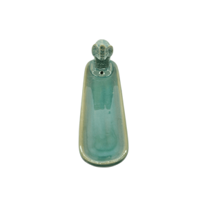 Incensario de cerámica en forma de barra con elefante | Color verde claro