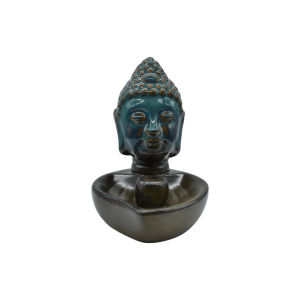 Incensario de cerámica en forma de buda