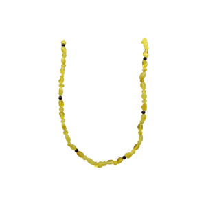 Tira de ámbar tipo cuentas amorfas de 4mm x 6mm | Modelo 8