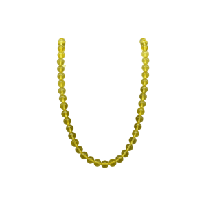 Tira de ámbar de cuentas tipo bolita de 6mm | Modelo 2