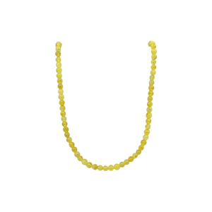 Tira de ámbar de cuentas tipo bolita de 4mm | Modelo 5