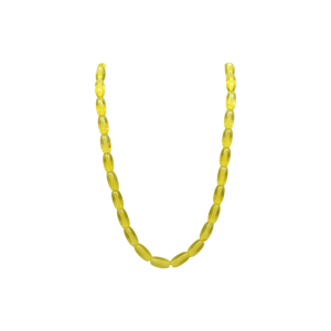 Tira de ámbar de cuentas tipo oval de 5mm x 8mm | Modelo 10