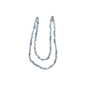 Tira de piedra labradorita en forma de esfera facetada de 3mm