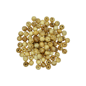 CUENTAS DE MADERA TIPO BOLA