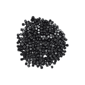 Cuentas de madera tipo cubo | 5mm x 5mm | Negro