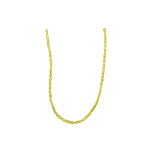 Tira de madre perla en forma oval | 3mm x 5mm | Amarillo