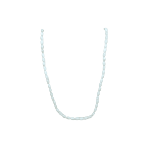 Tira de madre perla en forma oval | 3mm x 5mm | Blanco