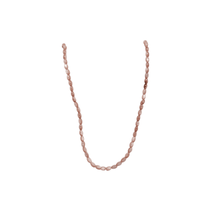 Tira de madre perla en forma oval | 3mm x 5mm | Naranja claro